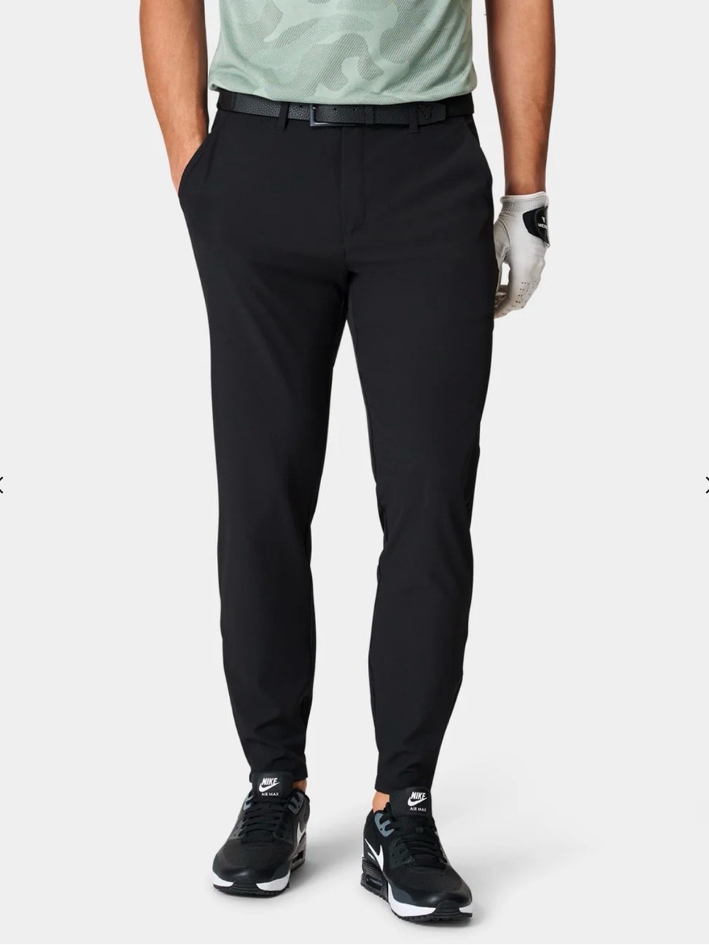 Macade Golf Four-Way Stretch Joggers Black 34 Regular Slim-Fit Trouser